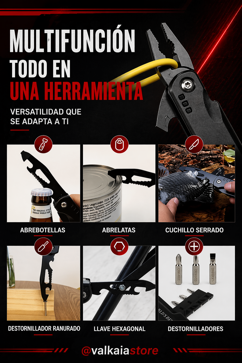 HandyHero Pro - Martillo Multifuncional 18 en 1