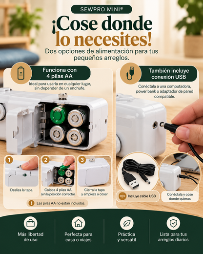 SewPro Mini - ¡LA MÁQUINA DE COSER PROFESIONAL EN TUS MANOS!
