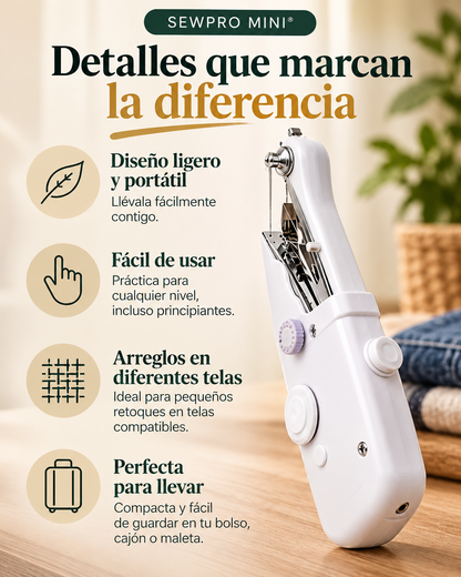SewPro Mini - ¡LA MÁQUINA DE COSER PROFESIONAL EN TUS MANOS!