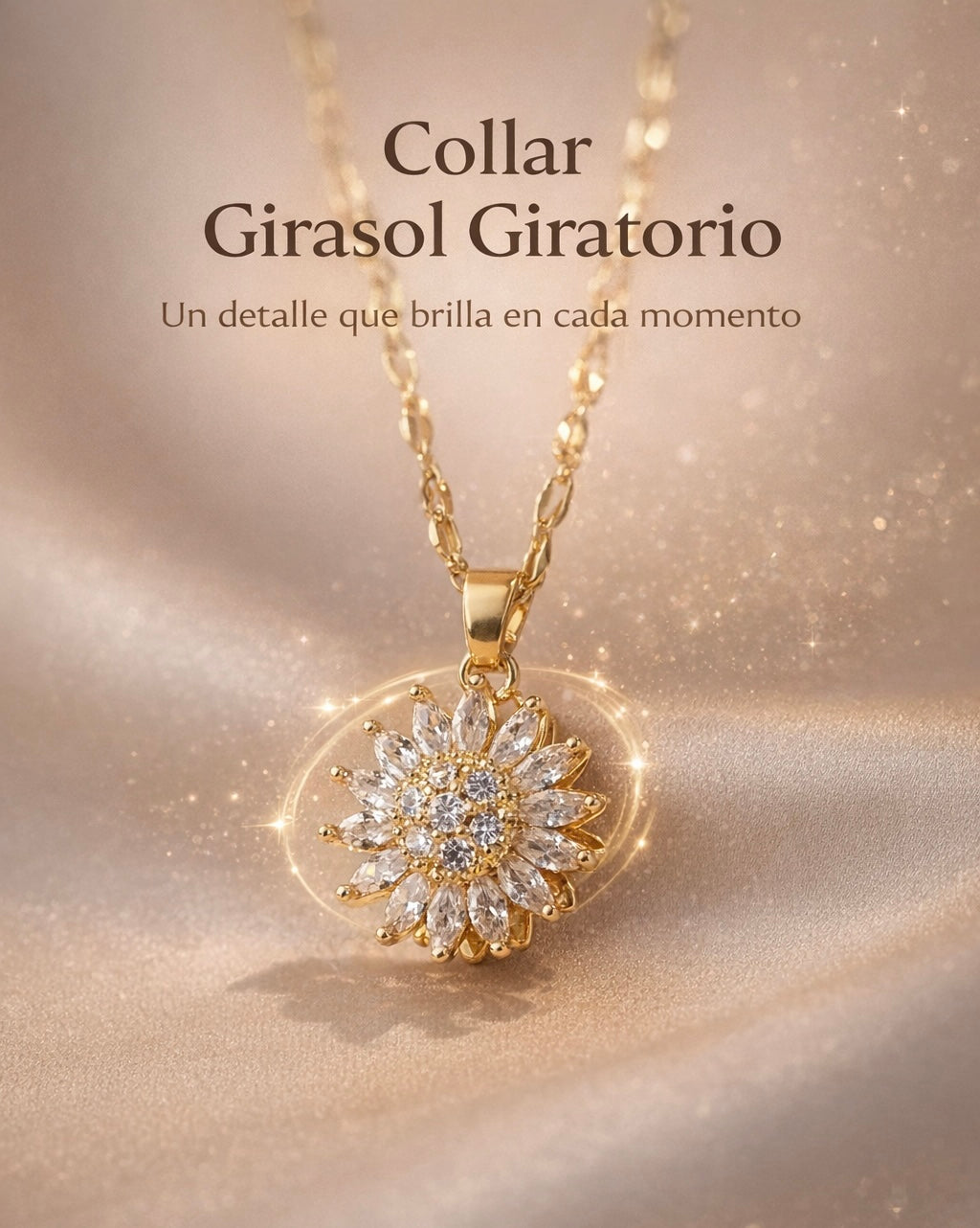Collar Girasol Giratorio