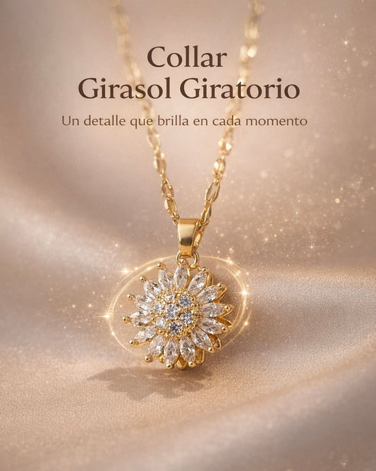 Collar Girasol Giratorio