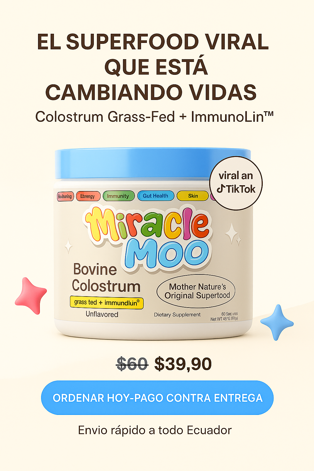 Miracle Moo - Calostro Bovino