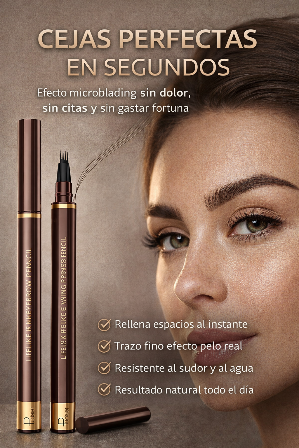 Lápiz Efecto Microblading Profesional