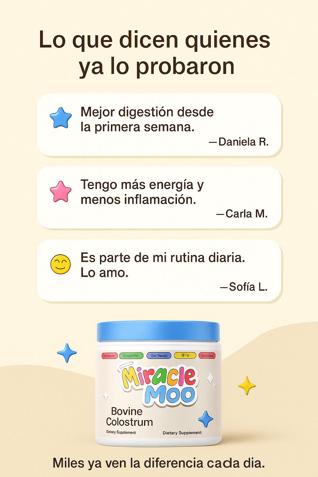 Miracle Moo - Calostro Bovino