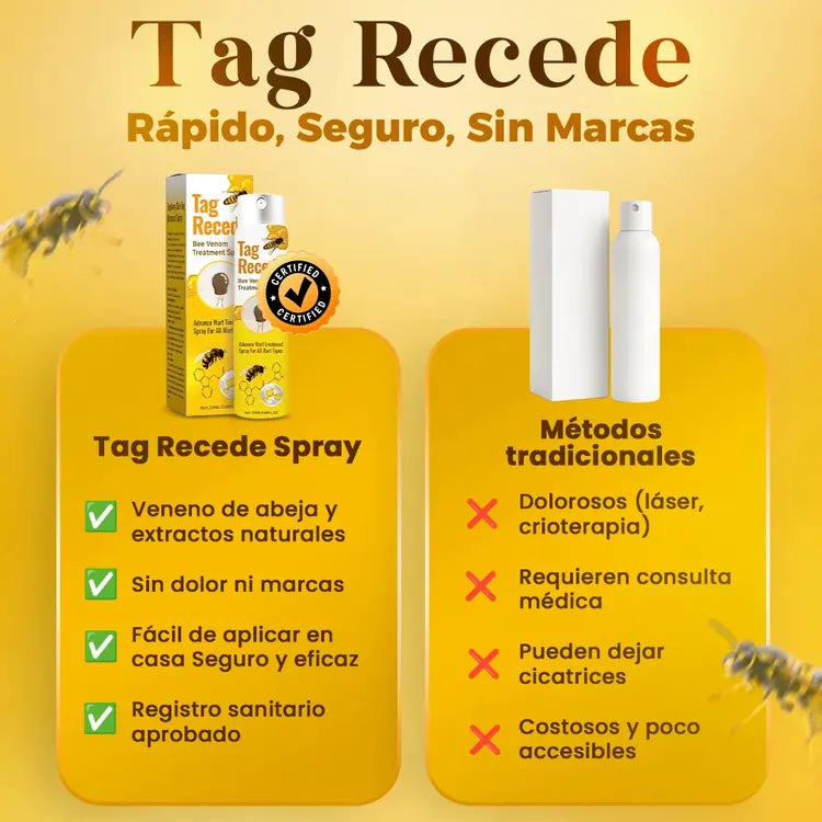 Tag Recede - Combate Verrugas e imperfecciones