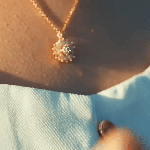 Collar Girasol Giratorio